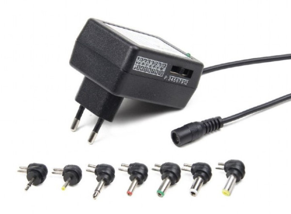 Gembird EnerGenie EG-MC-008 podesivi AC-DC adapter 12 W, 7 konektora