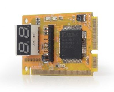 Gembird CHM-05 dijagnostička kartica za notebook, Mini PCI/Mini PCI-E/LPC