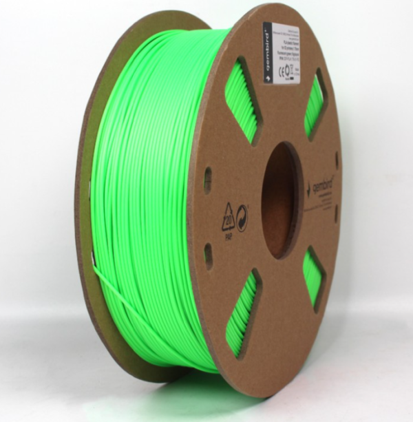 Gembird 3DP-ABS1.75-01-FG ABS filament, fluorescentno zelena, 1 kg