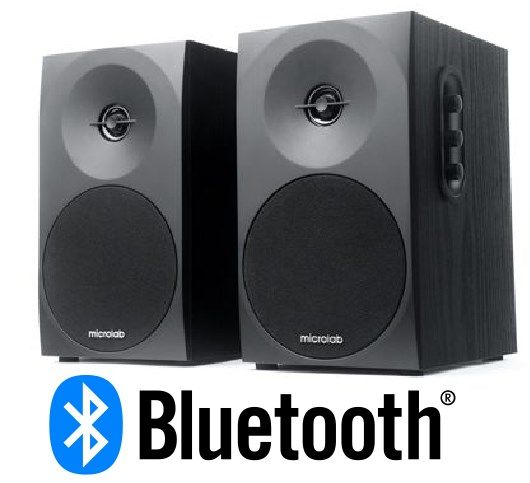 Microlab B70BT crni aktivni Bluetooth zvučnici 2.0, 20 W RMS