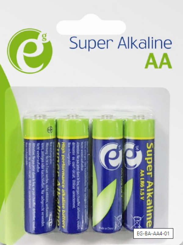 EnerGenie AA LR6 alkalne baterije 1,5 V, pakovanje 4 komada