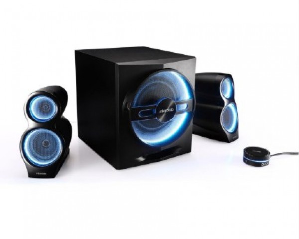 Microlab T10 2.1 Bluetooth zvučnici 56 W RMS sa plavim LED osvetljenjem