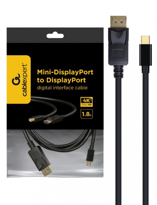 Gembird CCP-mDP2-6 Mini DisplayPort na DisplayPort kabl 1,8 m, 4K 30 Hz