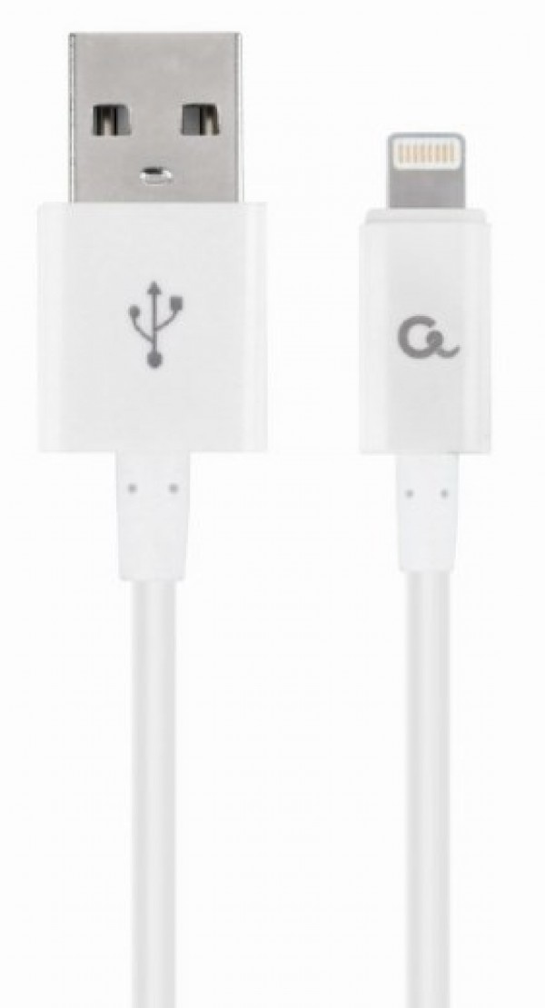 Gembird CC-USB2P-AMLM-2M-W beli USB-A na Lightning kabl 2 m