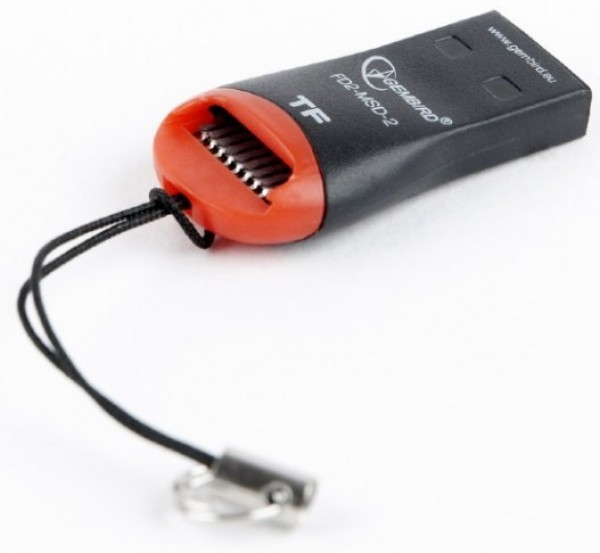 Gembird FD2-MSD-3 USB 2.0 čitač microSD kartica do 32 GB