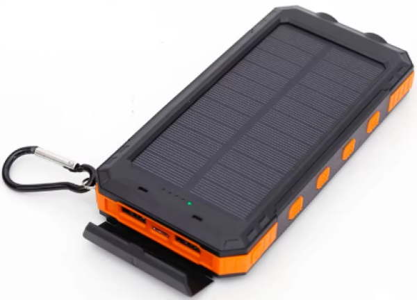 Gembird HRD-T12 solarni power bank 12.000 mAh sa LED lampom i kompasom