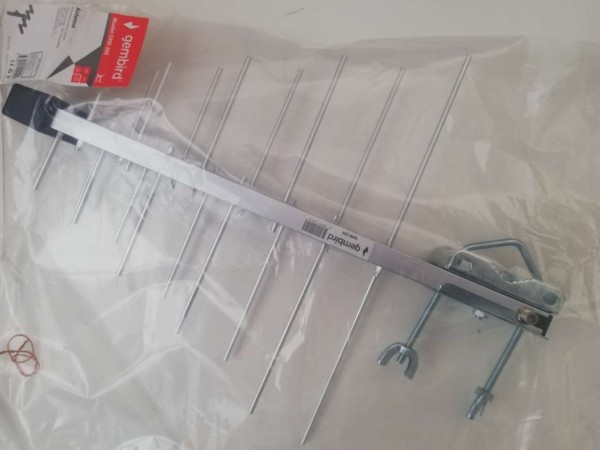 Gembird GMB-20E spoljna UHF loga antena 39 cm, 6 dB