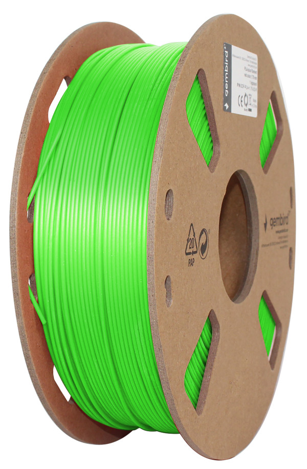 Gembird 3DP-PLA+1.75-02-G zeleni PLA+ filament 1,75 mm 1 kg