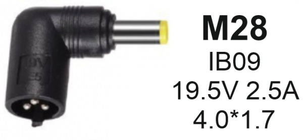 Gembird NPC-IB09 M28 konektor za punjač 4,0 × 1,7 mm