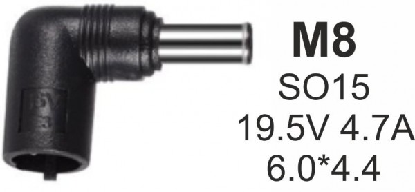 Gembird NPC-SO15 M8 konektor za punjač 6,0 × 4,4 mm PIN