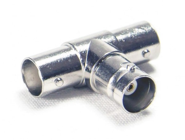 BRK BNC L 113 metalni razdelnik, tri ženska BNC priključka