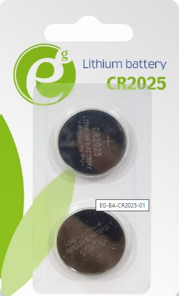 EnerGenie CR2025 litijumske dugmaste baterije 3 V, pakovanje 2 komada