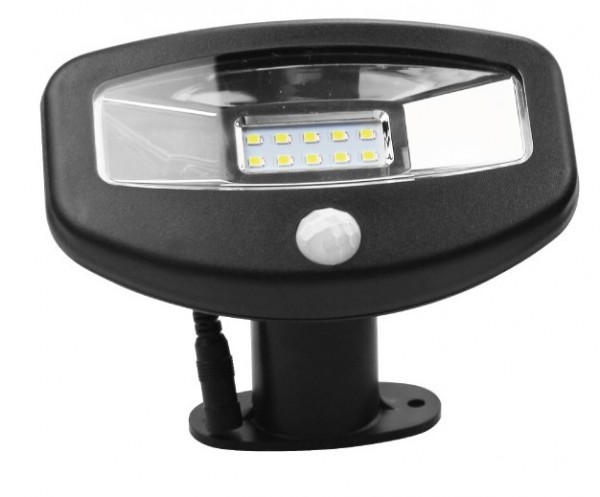 PROSTO LRFS-15S010-W/BK solarni LED reflektor 1 W sa PIR senzorom