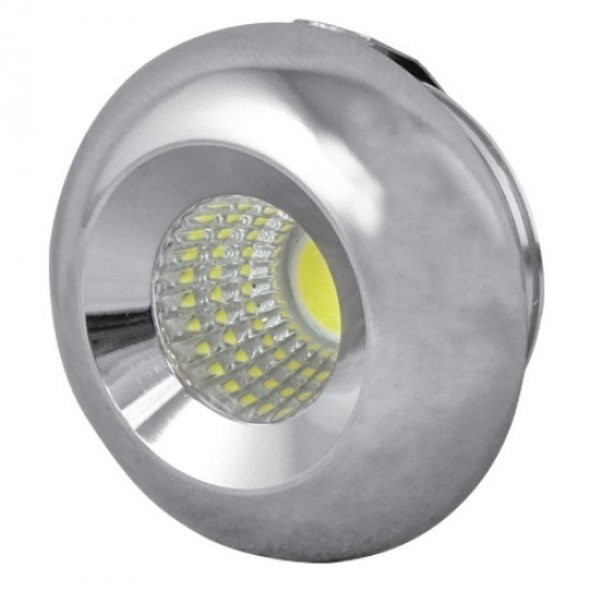 PROSTO LUG-3320/CH-3/W hromirana ugradna LED lampa 3 W