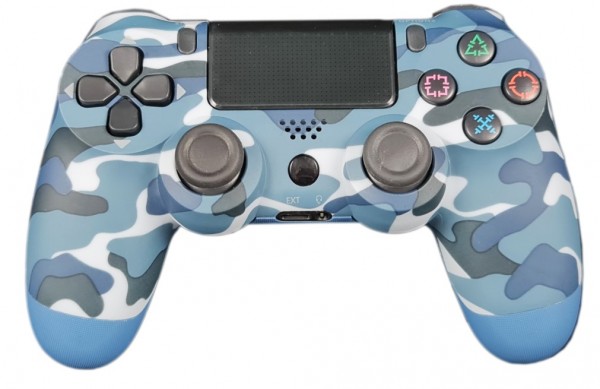 Gembird Thrillershock bežični gamepad za PC/PS4, plavi CAMO
