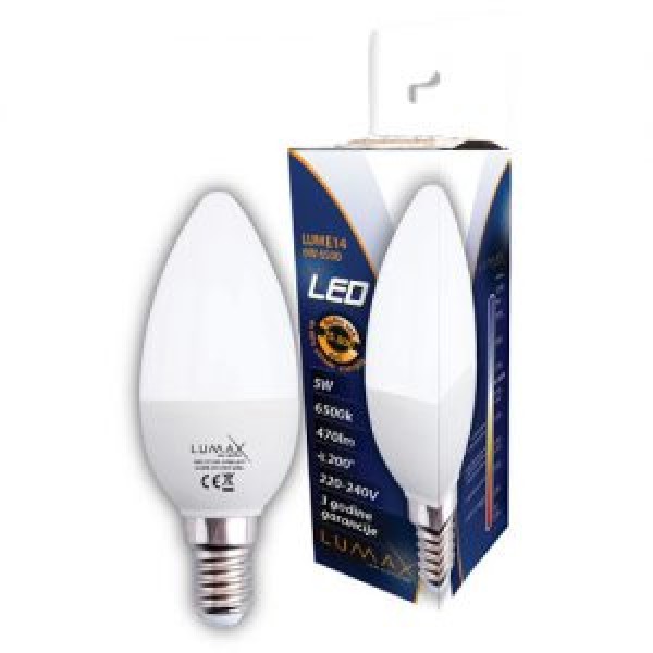Lumax LUME14-5W 6500K E14 LED sijalica, 400 lm