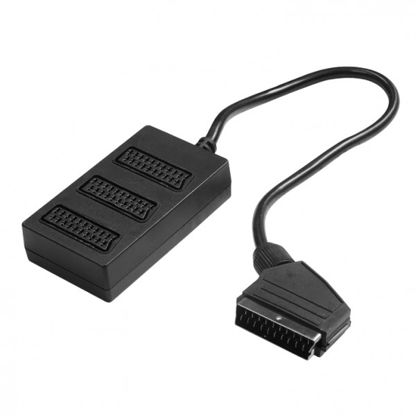 Elementa V81-3 SCART razdelni kabl 1 na 3, 0,2 m