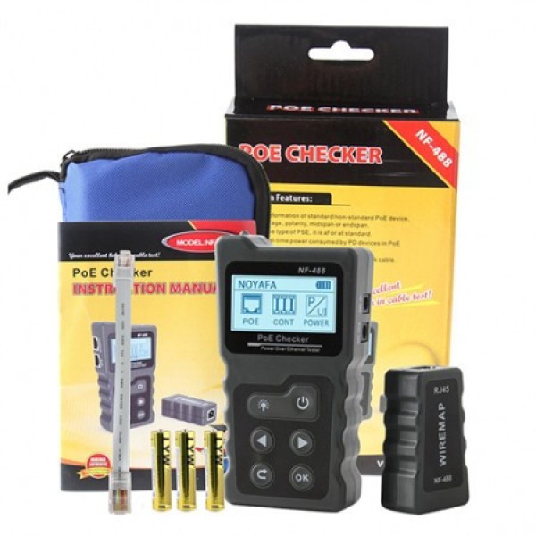 Noyafa NF-488 PoE i LAN tester kablova do 600 m