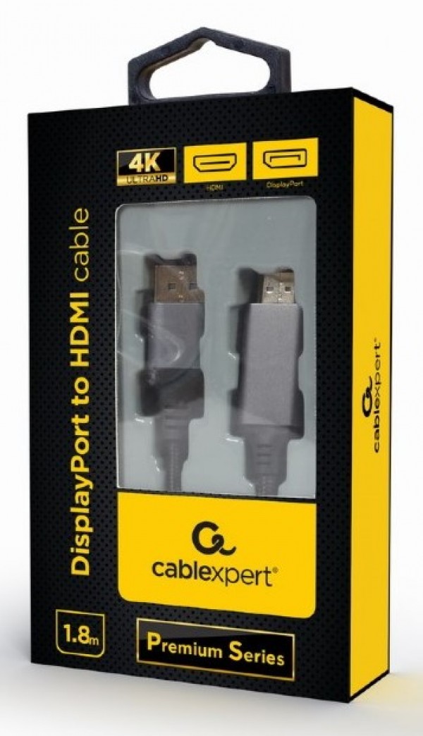 Gembird CC-DP-HDMI-4K-6 DisplayPort na HDMI kabl 4K 60 Hz, 1,8 m