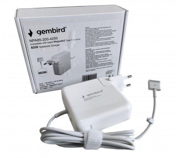 Gembird NPA85-200-4250 MagSafe 2 Type-T punjač za MacBook 85 W