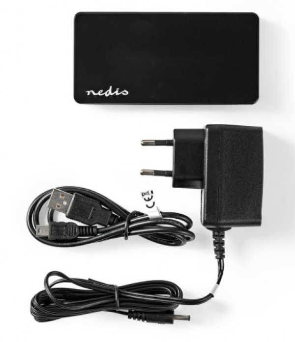 Nedis USB 2.0 hub sa 7 USB-A portova i mrežnim adapterom