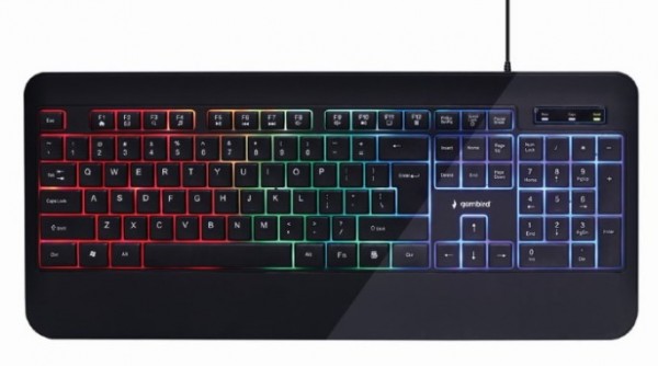 Gembird KB-UML-03 USB tastatura sa RGB pozadinskim osvetljenjem, US raspored