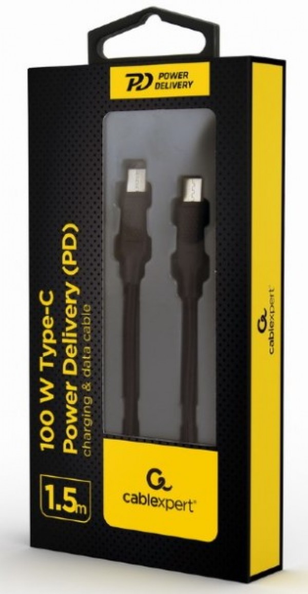 Gembird CC-USB2-CMCM100-1.5M USB-C kabl 1,5 m, 100 W PD