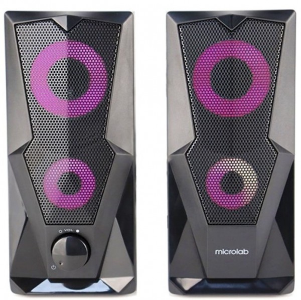 Microlab B27 RGB stereo zvučnici 2.0, 10 W RMS