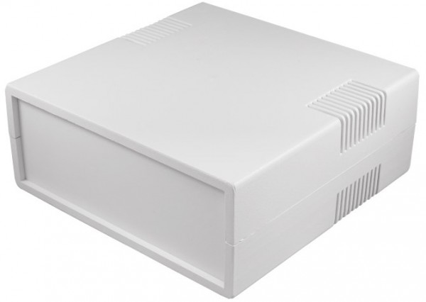 UK-30 bela plastična kutija za elektroniku, 160 × 65 × 160 mm