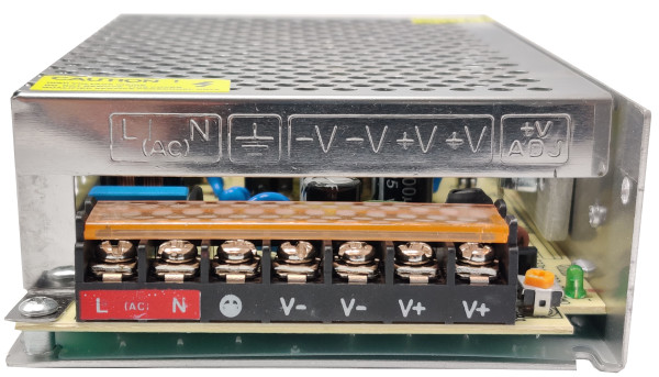 Gembird NAPR-12V/10A stabilisano napajanje sa perforiranim metalnim kućištem