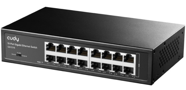 Cudy GS1016 gigabitni svič sa 16 portova
