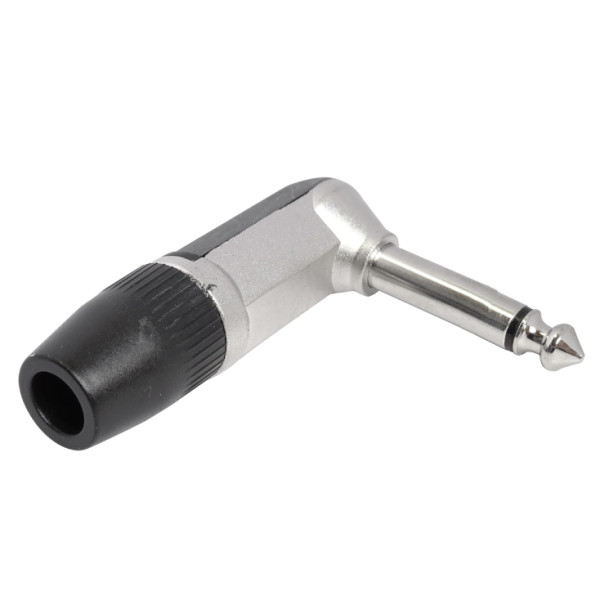 SK2PU metalni mono audio utikač 6,35 mm, pod uglom od 90°