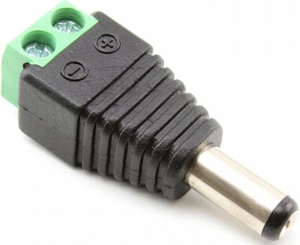 Gembird CON-DCM-02 muški DC konektor 5,5 × 2,1 mm sa šrafnim terminalima