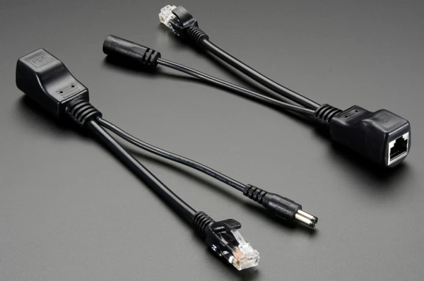 Gembird pasivni PoE komplet 12 V, injektor i spliter, 1 par