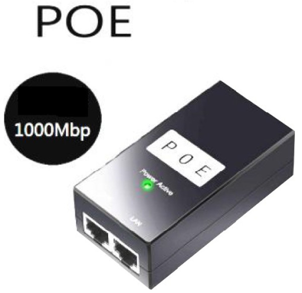 Gembird POE-INJ-4806 gigabitni PoE injektor 30 W, 1000 Mbps