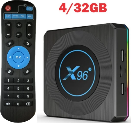 Gembird GMB-X96 X4 Android TV box, 4 GB RAM i 32 GB memorije