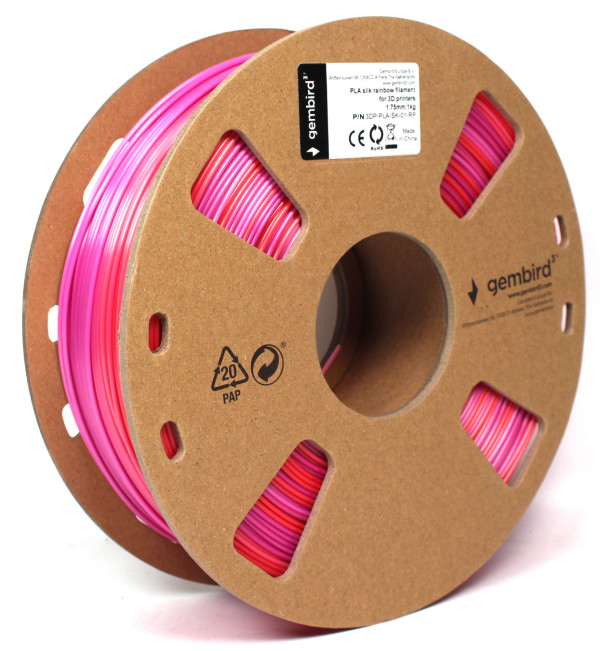 Gembird 3DP-PLA-SK-01-RP Silk PLA filament 1,75 mm, 1 kg