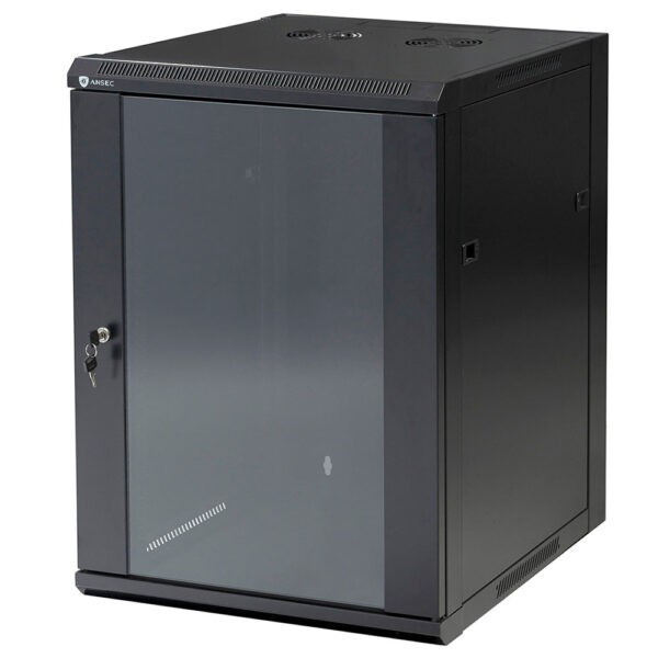 A4N WS1-6412 zidni rek orman 12U, 19 inča, 600 × 450 mm