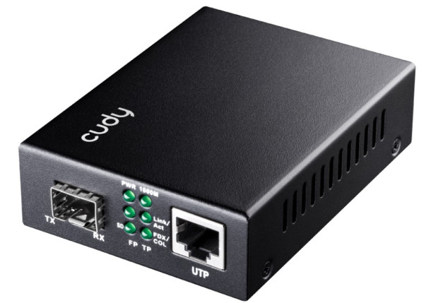Cudy MC220 gigabitni Ethernet medija konverter RJ45 na SFP