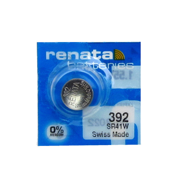 Renata 392 SR41W srebro-oksidna baterija za sat, 1,55 V
