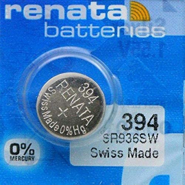 Renata 394 srebro-oksidna dugmasta baterija, 1,55 V, 84 mAh