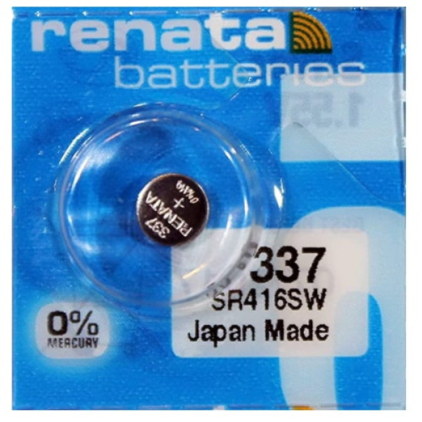 Renata 337 SR416SW srebro-oksidna baterija za sat 1,55 V