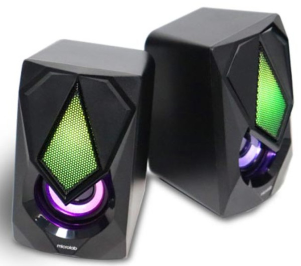Microlab B25 USB stereo zvučnici 2 × 3 W sa LED osvetljenjem