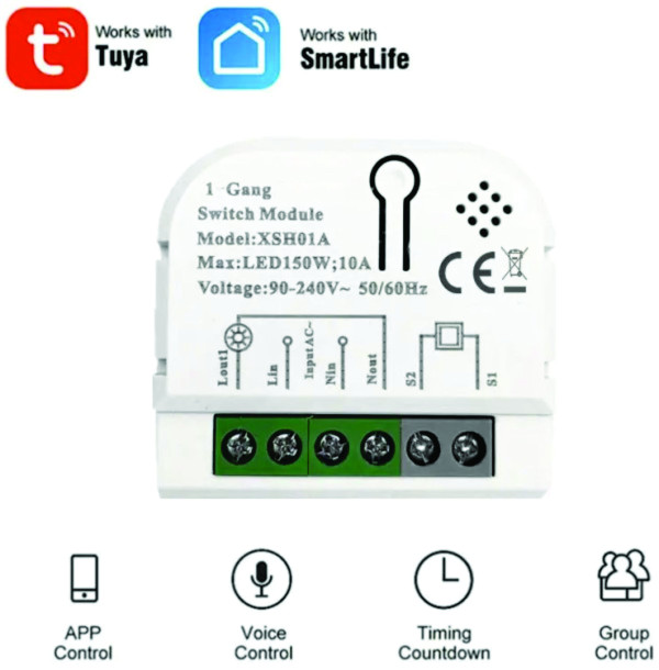 Gembird SMART-1GANG WiFi pametni relejni modul