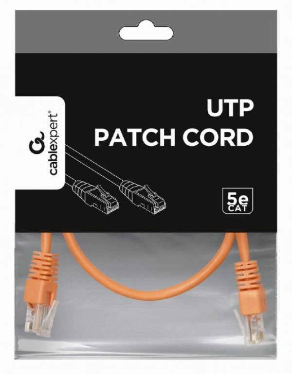 Gembird Cablexpert PP12-0.25M/O mrežni patch kabl Cat5e UTP, 0,25 m, narandžasti