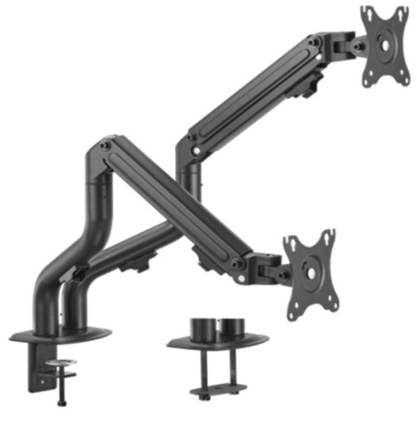 Gembird MA-DA2-02 podesivi nosač za dva monitora 17–32″