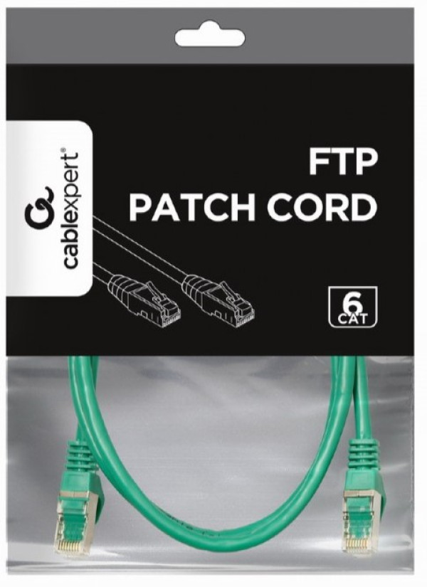 Gembird PP6-3M/G CAT6 FTP mrežni kabl 3 m, zeleni