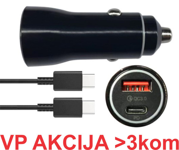 Gembird NPA-AC23 auto punjač 20 W sa USB-C kablom