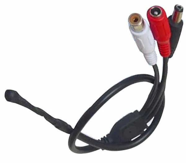 Gembird CAM-MIC-02 601AP CCTV mikrofon sa DC i RCA priključcima