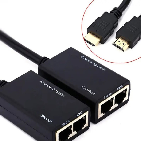 Gembird DEX-HDMI-01 HDMI ekstender 30 m preko CAT5e/CAT6
